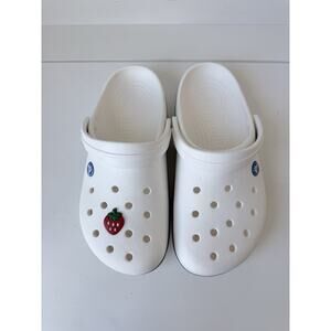 Crocs Crocband II Clogs White Unisex Women’s 8 Men’s 6